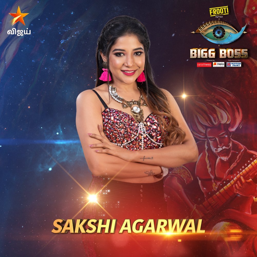 Sakshi Agarwal bigg boss tamil vote season 3